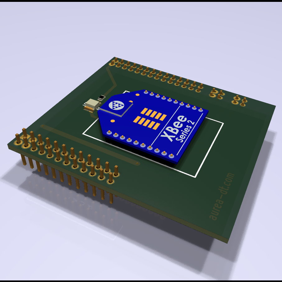 Custom PCB for Xbee gateway